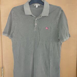 BURBERRY men's Short Sleeves Polo Shirt Size XL Used